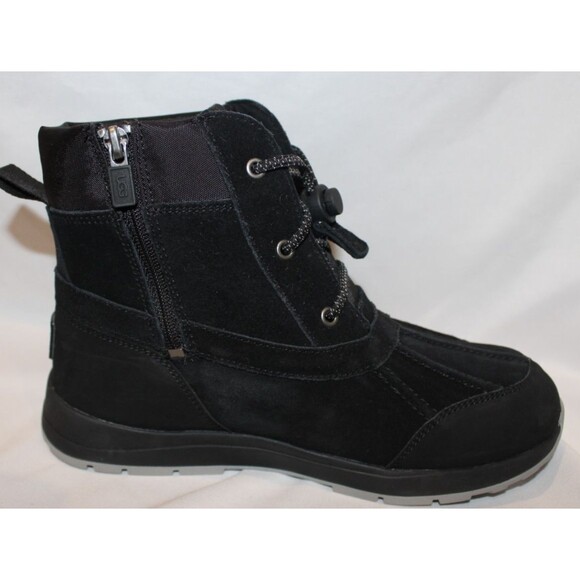 UGG Turlock Waterproof Insulated 200g Snow Boots YOUTH 5 WOMEN 6.5-7 NIB BLACK - Picture 3 of 9